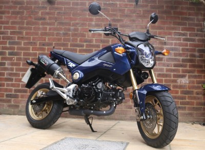 Image of 2015 (15) Honda MSX125 Grom Learner Legal 125cc Blue MOT Extras